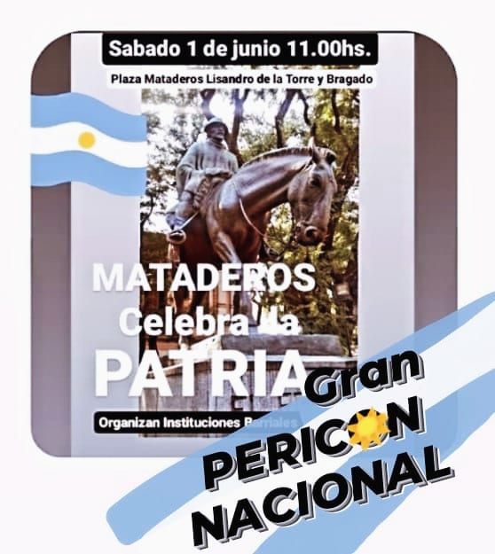 Mataderos se viste de celeste y blanco