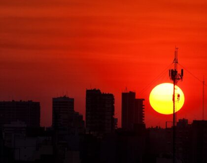 Amanecer de un día agitado